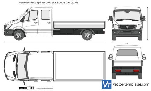 Mercedes-Benz Sprinter Drop Side Double Cab