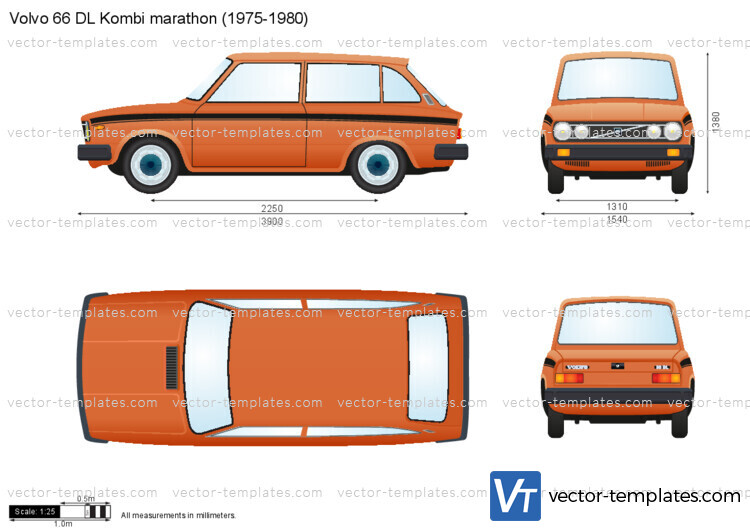 Volvo 66 DL Kombi marathon