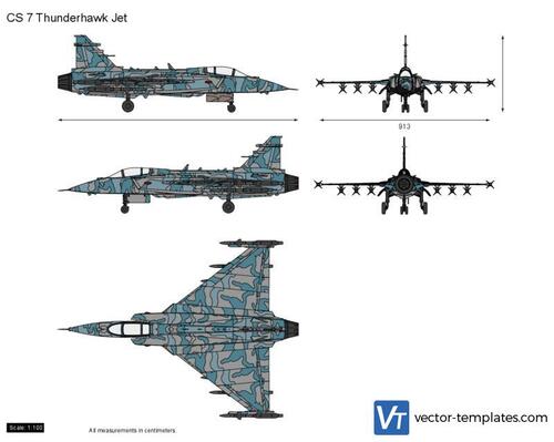 CS 7 Thunderhawk Jet