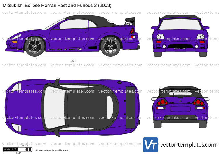 Mitsubishi Eclipse Roman Fast and Furious 2