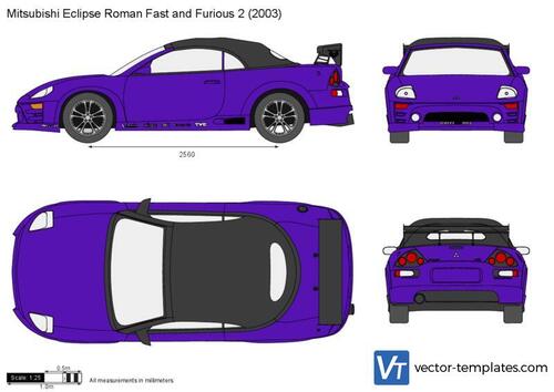 Mitsubishi Eclipse Roman Fast and Furious 2