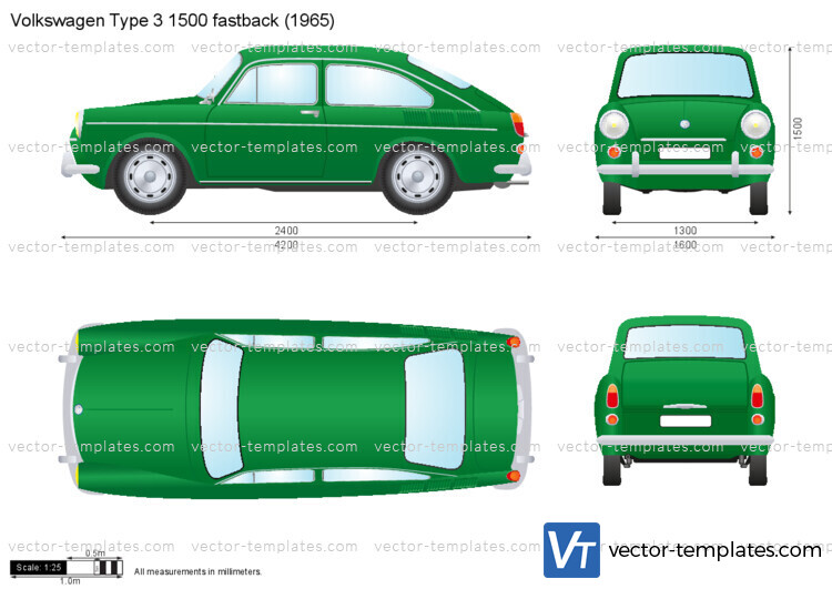 Volkswagen Type 3 1500 fastback