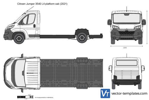 Citroen Jumper 3540 L4 platform cab