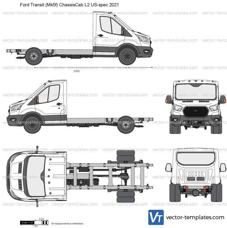 Ford Transit (Mk5f) ChassisCab L2 US-spec 2021