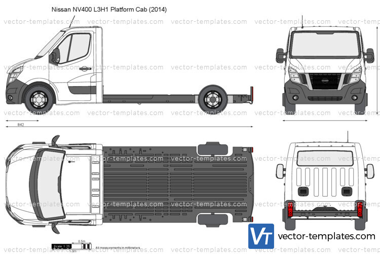 Nissan NV400 L3H1 Platform Cab