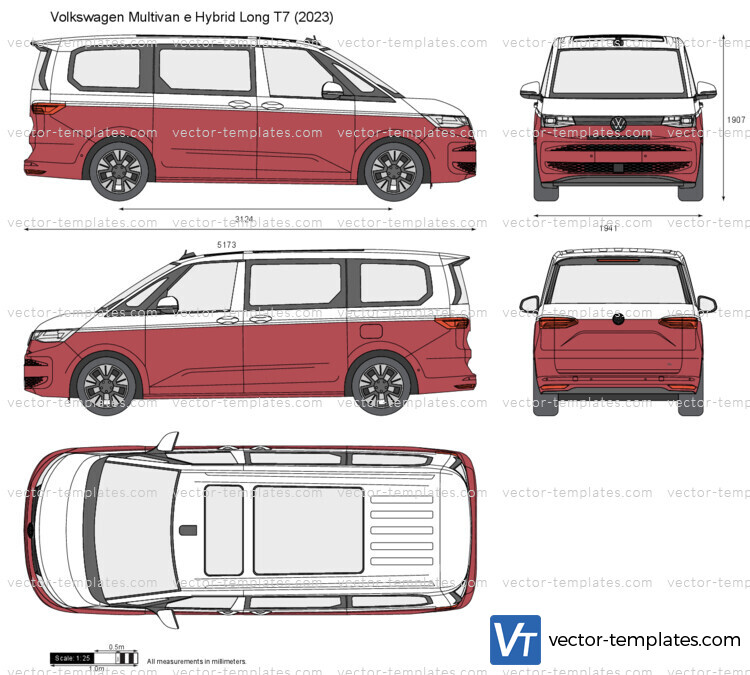 Volkswagen Multivan e Hybrid Long T7