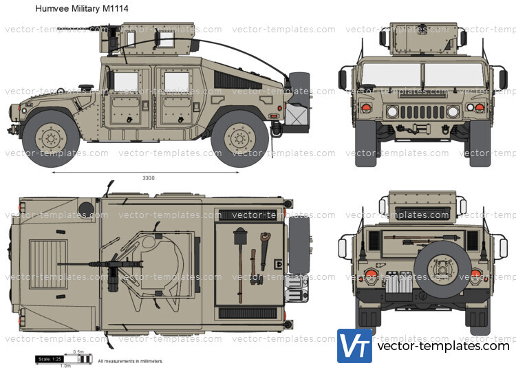 Humvee Military M1114