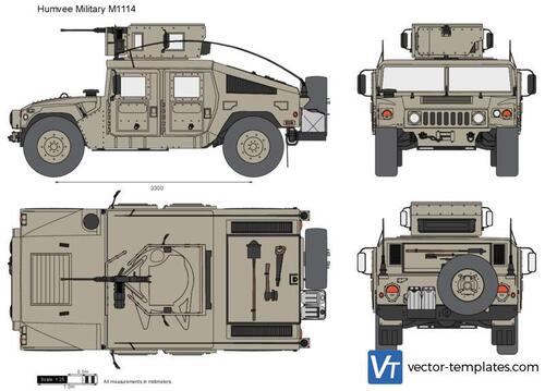 Humvee Military M1114