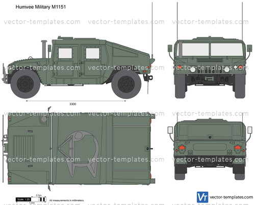 Humvee Military M1151