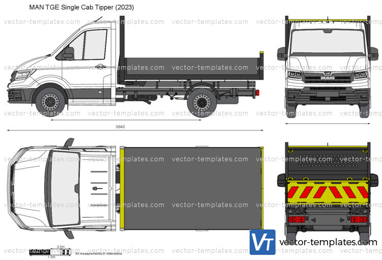 MAN TGE Single Cab Tipper