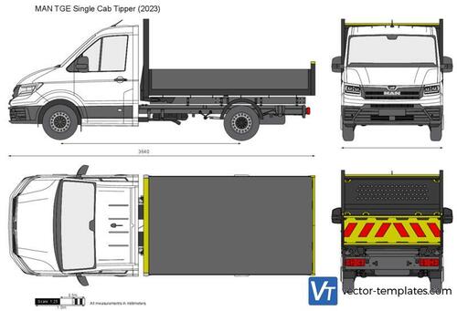 MAN TGE Single Cab Tipper