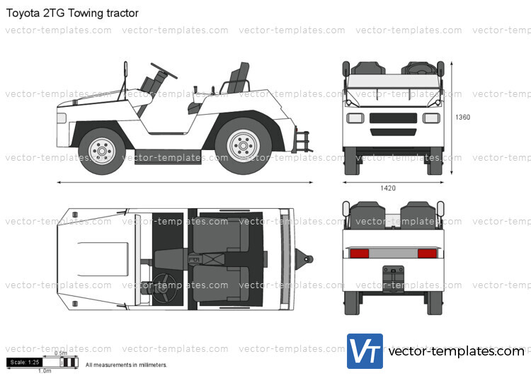 Toyota 2TG Towing tractor