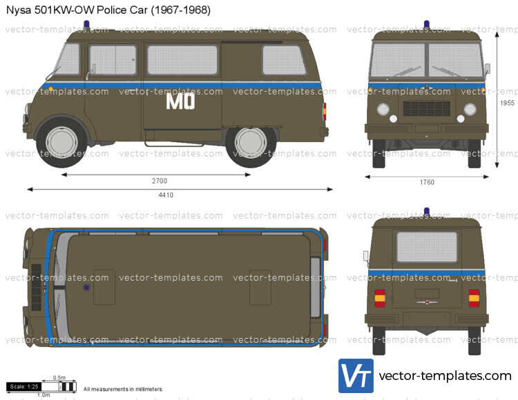 Nysa 501KW-OW Police Car