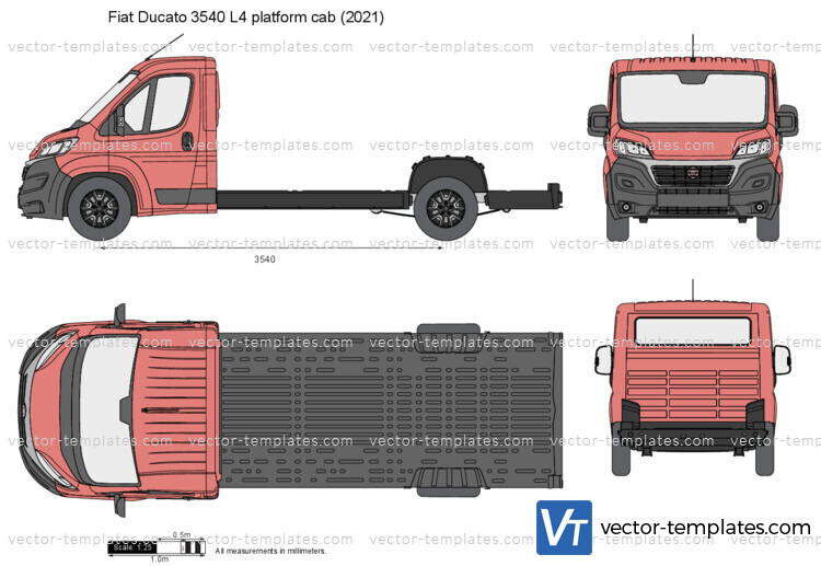 Fiat Ducato 3540 L4 platform cab