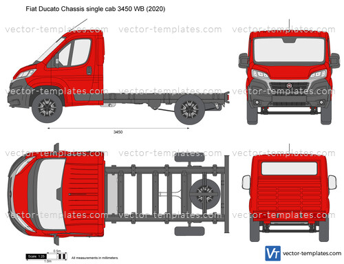 Fiat Ducato Chassis single cab 3450 WB