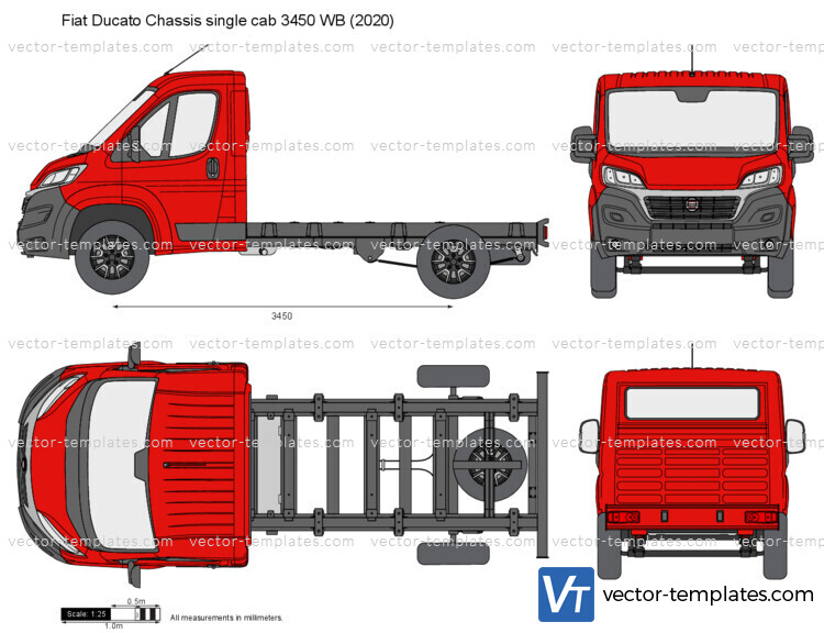 Fiat Ducato Chassis single cab 3450 WB