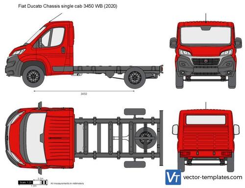 Fiat Ducato Chassis single cab 3450 WB