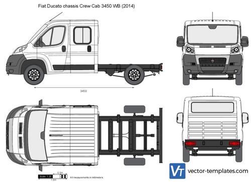 Fiat Ducato chassis Crew Cab 3450 WB