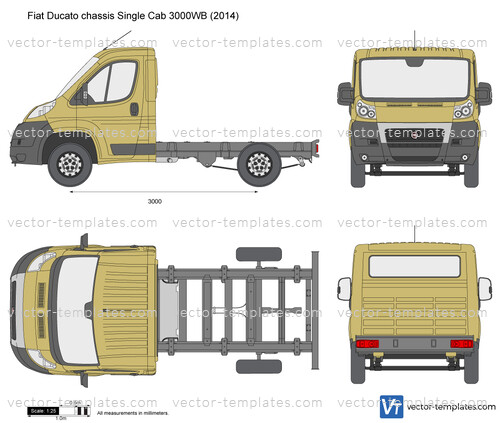 Fiat Ducato chassis Single Cab 3000WB