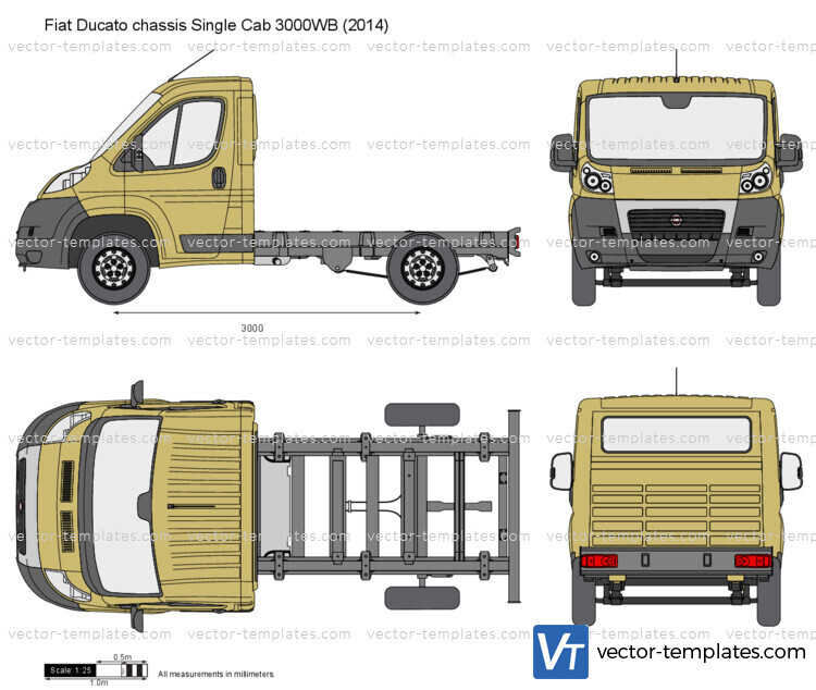 Fiat Ducato chassis Single Cab 3000WB