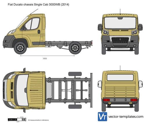 Fiat Ducato chassis Single Cab 3000WB