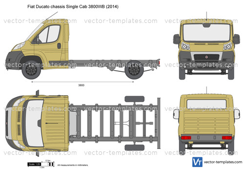 Fiat Ducato chassis Single Cab 3800WB