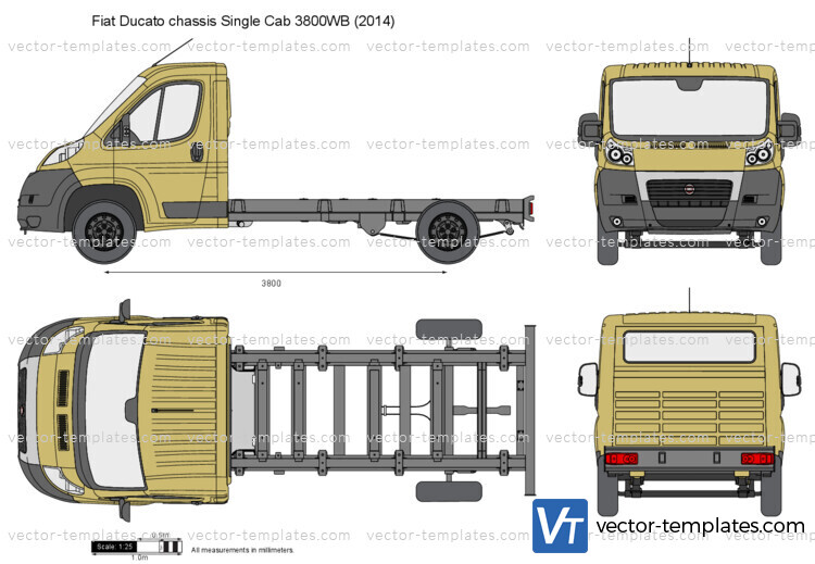 Fiat Ducato chassis Single Cab 3800WB