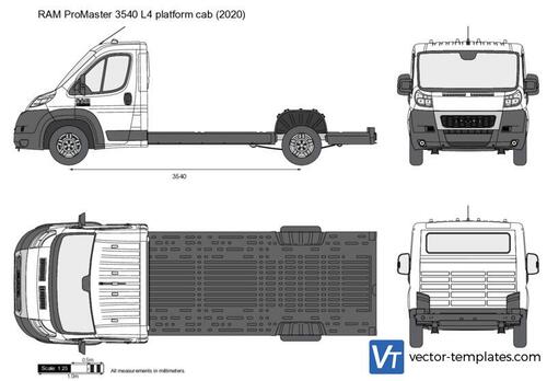 RAM ProMaster 3540 L4 platform cab