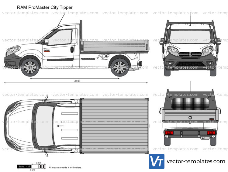 RAM ProMaster City Tipper