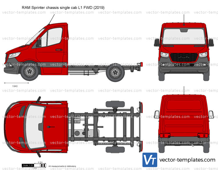 RAM Sprinter chassis single cab L1 FWD