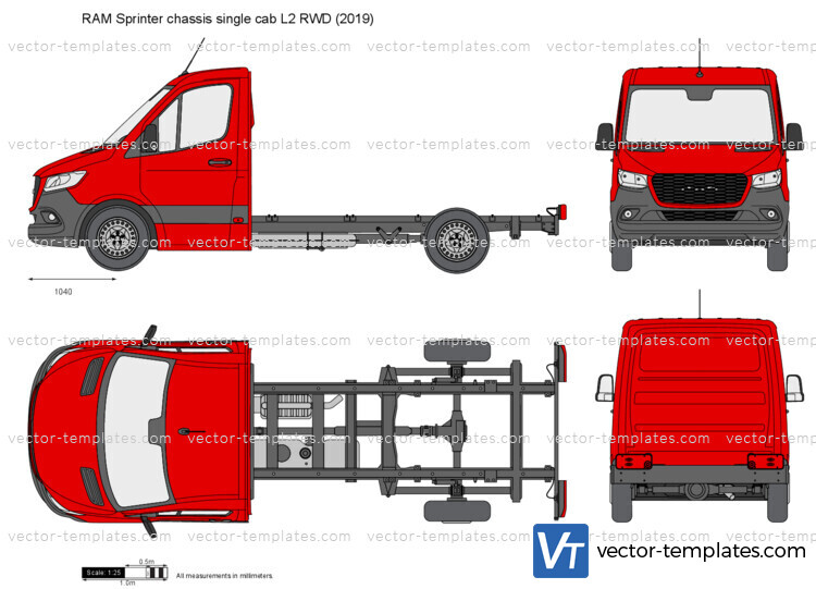 RAM Sprinter chassis single cab L2 RWD