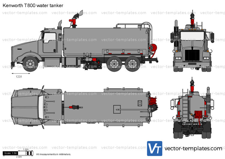 Kenworth T800 water tanker