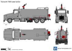 Kenworth T800 water tanker