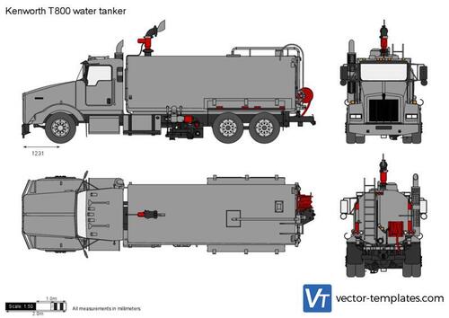 Kenworth T800 water tanker