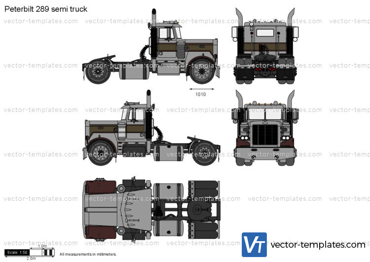 Peterbilt 289 semi truck