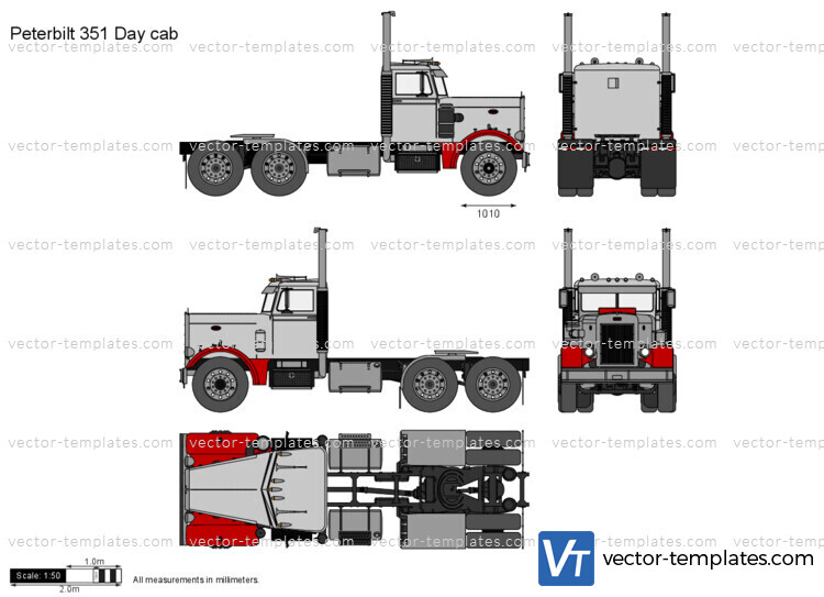 Peterbilt 351 Day cab