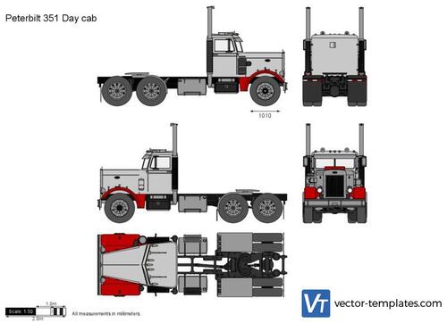 Peterbilt 351 Day cab