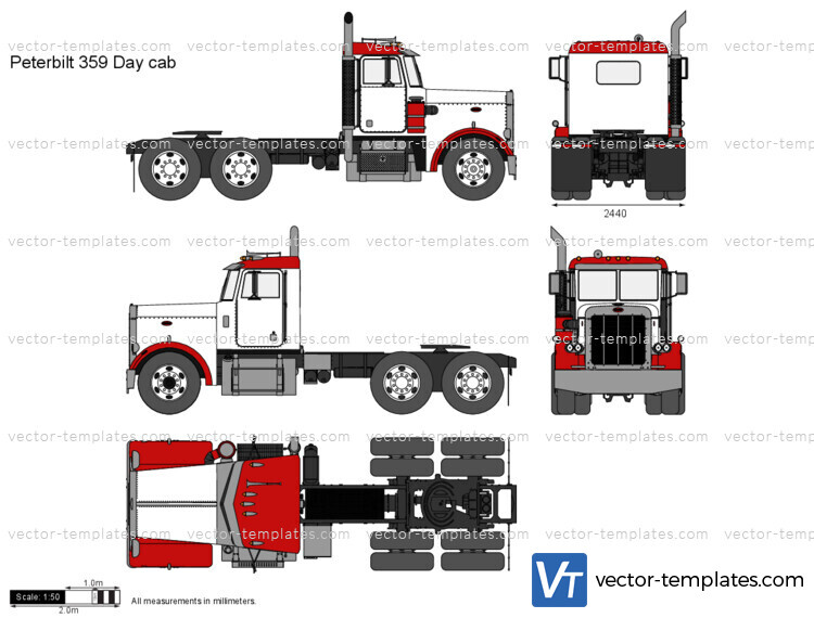 Peterbilt 359 Day cab