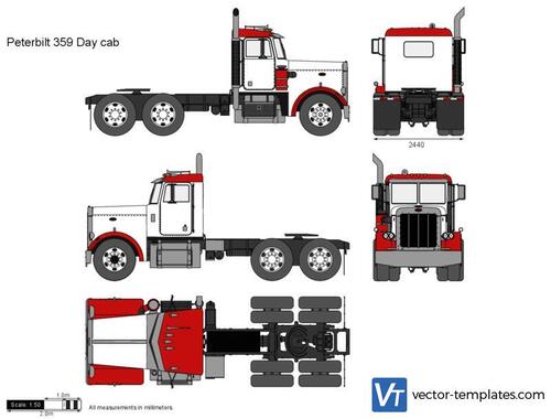 Peterbilt 359 Day cab