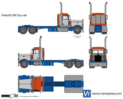 Peterbilt 388 Day cab