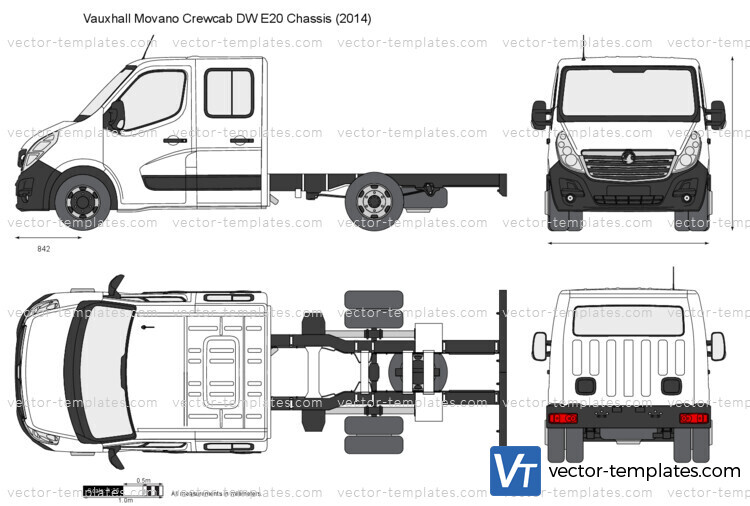 Vauxhall Movano Crewcab DW E20 Chassis