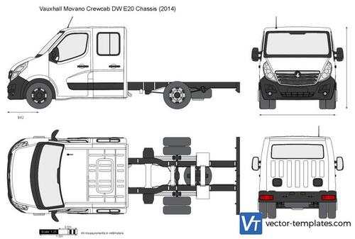 Vauxhall Movano Crewcab DW E20 Chassis