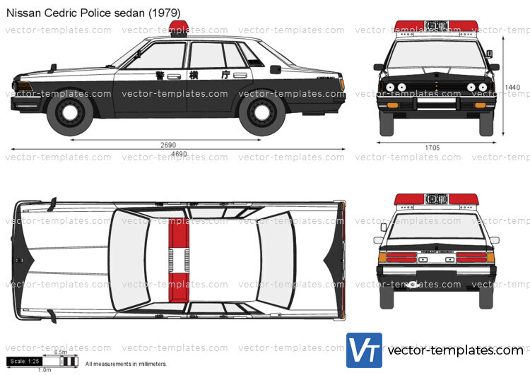 Nissan Cedric Police sedan