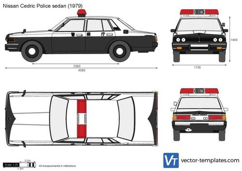 Nissan Cedric Police sedan