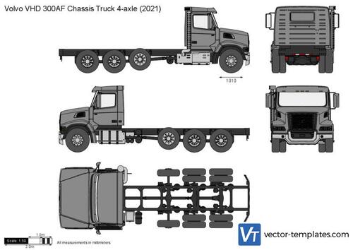 Volvo VHD 300AF Chassis Truck 4-axle