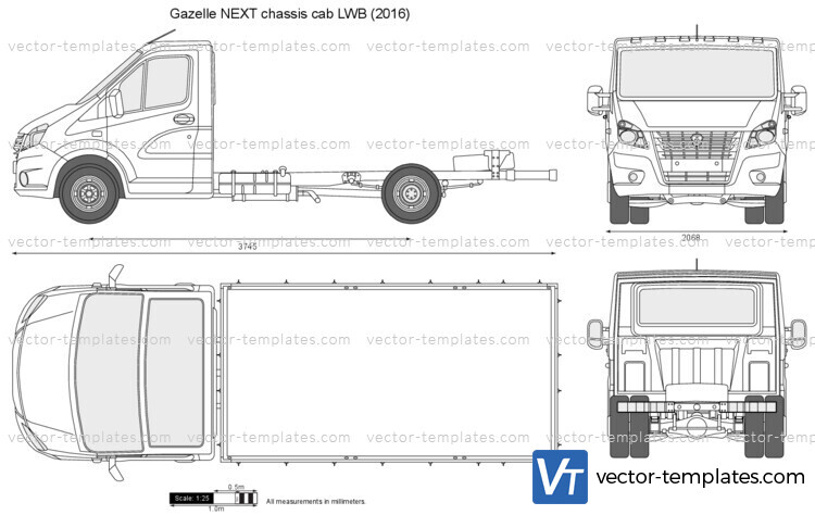 GAZ Gazelle NEXT chassis cab LWB