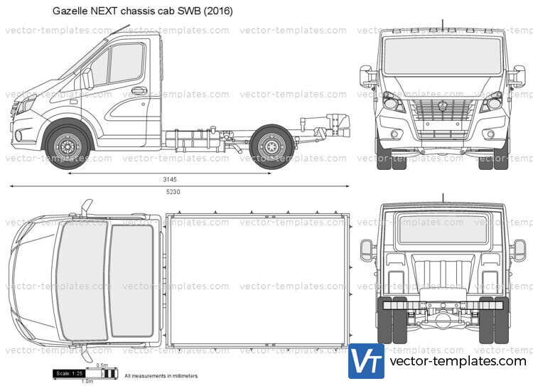 GAZ Gazelle NEXT chassis cab SWB