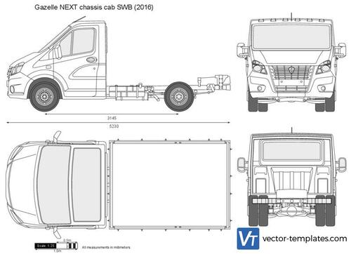 GAZ Gazelle NEXT chassis cab SWB