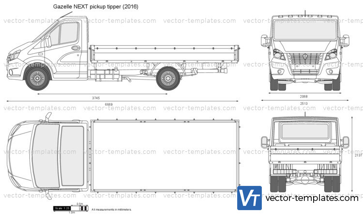 GAZ Gazelle NEXT pickup tipper