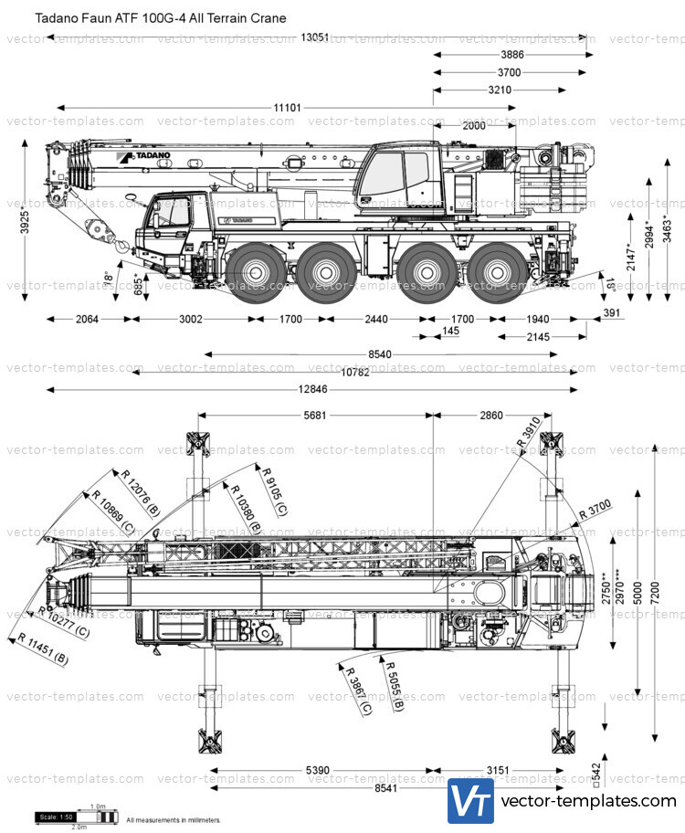 Tadano Faun ATF 100G-4 All Terrain Crane